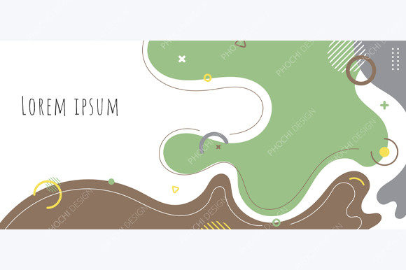 Download Abstract Trendy Organic Shape Forms Line - Shape Collection
