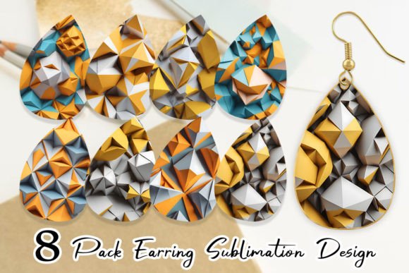 Download Earring 3D Geometric Shape - Shape Collection