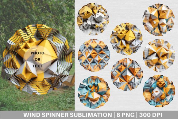 Download Wind Spinner 3D Geometric Shape - Shape Collection