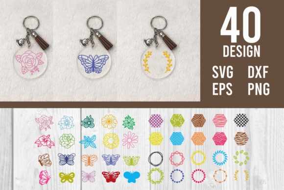 Download Acrylic Keychain Pattern Background&nbsp;&nbsp; - Round Collection