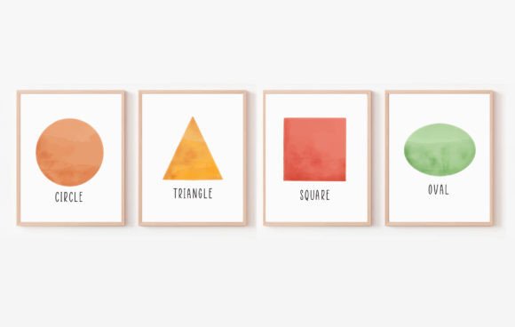 Download Watercolor Shapes Collection, Shapes Set - Shape Collection