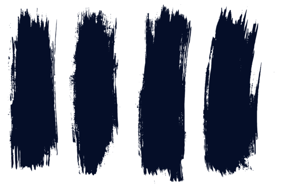 Download Grunge Paint Brush Stroke Background - Round Collection