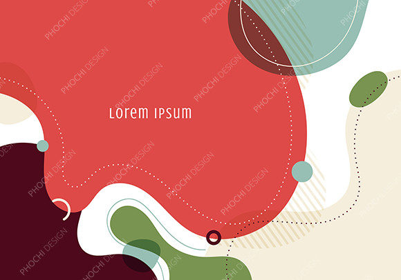 Download Abstract Trendy Organic Shape Forms Line - Shape Collection