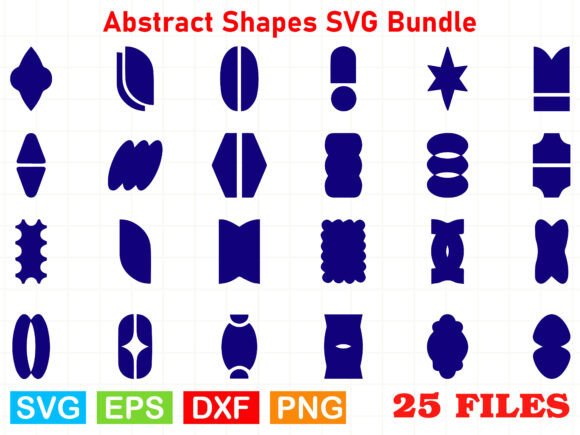 Download Abstract Shapes SVG Bundle - Shape Collection