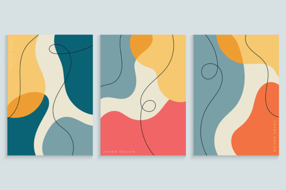 Download Organic Background with Colorful Shapes - Round Collection