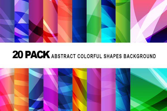 Download Abstract Colorful Shapes Background - Round Collection