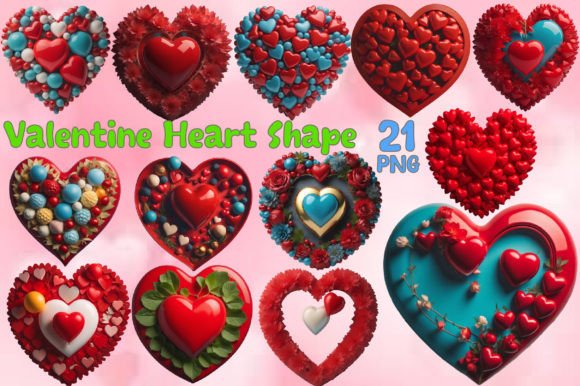 Download Valentine Heart Shape Illustrations - Shape Collection