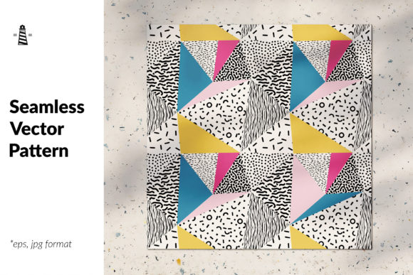 Download Simple Shapes Seamless Pattern - Shape Collection