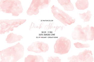 Download Pink Watercolor Shapes - Shape Collection