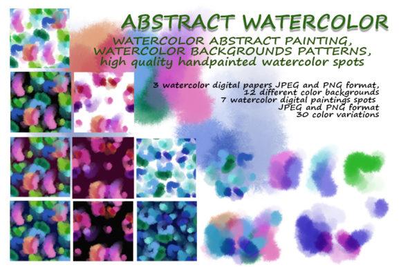 Download Abstract Watercolor Shapes. - Shape Collection