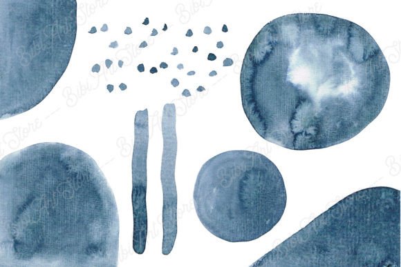 Download Abstract Geometric Watercolor Shapes Set - Shape Collection