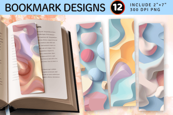 Download Pastel 3D Abstract Shapes PNG Bookmark D - Shape Collection