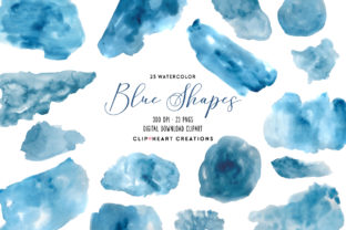 Download Blue Watercolor Shapes - Shape Collection