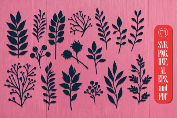 Download Cricut Natural Shapes Plant SVG Cut File - Shape Collection