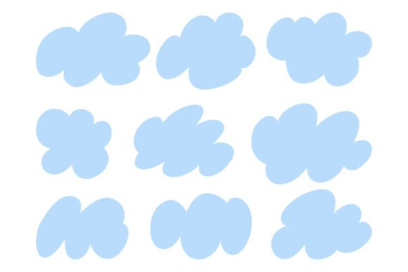 Download Abstract Blob Shape Set Minimal SVG Pack - Shape Collection