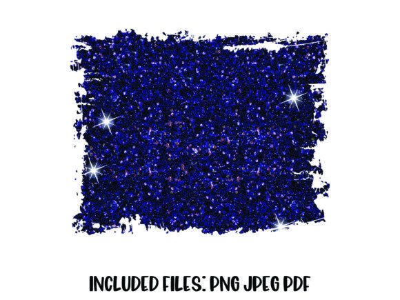 Download Navy Blue Glitter Sublimation Background - Round Collection