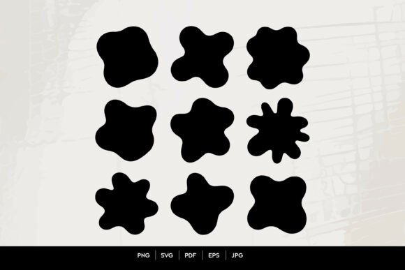 Download Abstract Organic Blob Shapes Set - Shape Collection