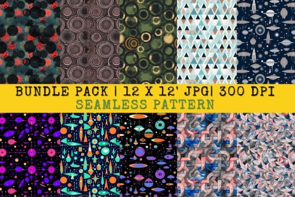 Download Bundle Abstract Colorful Shapes Pattern - Shape Collection